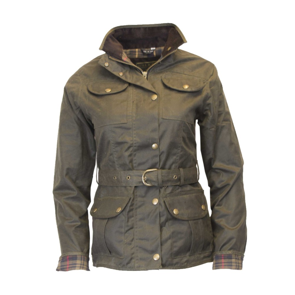 Terra Australia Ladies Wax Jacket belted